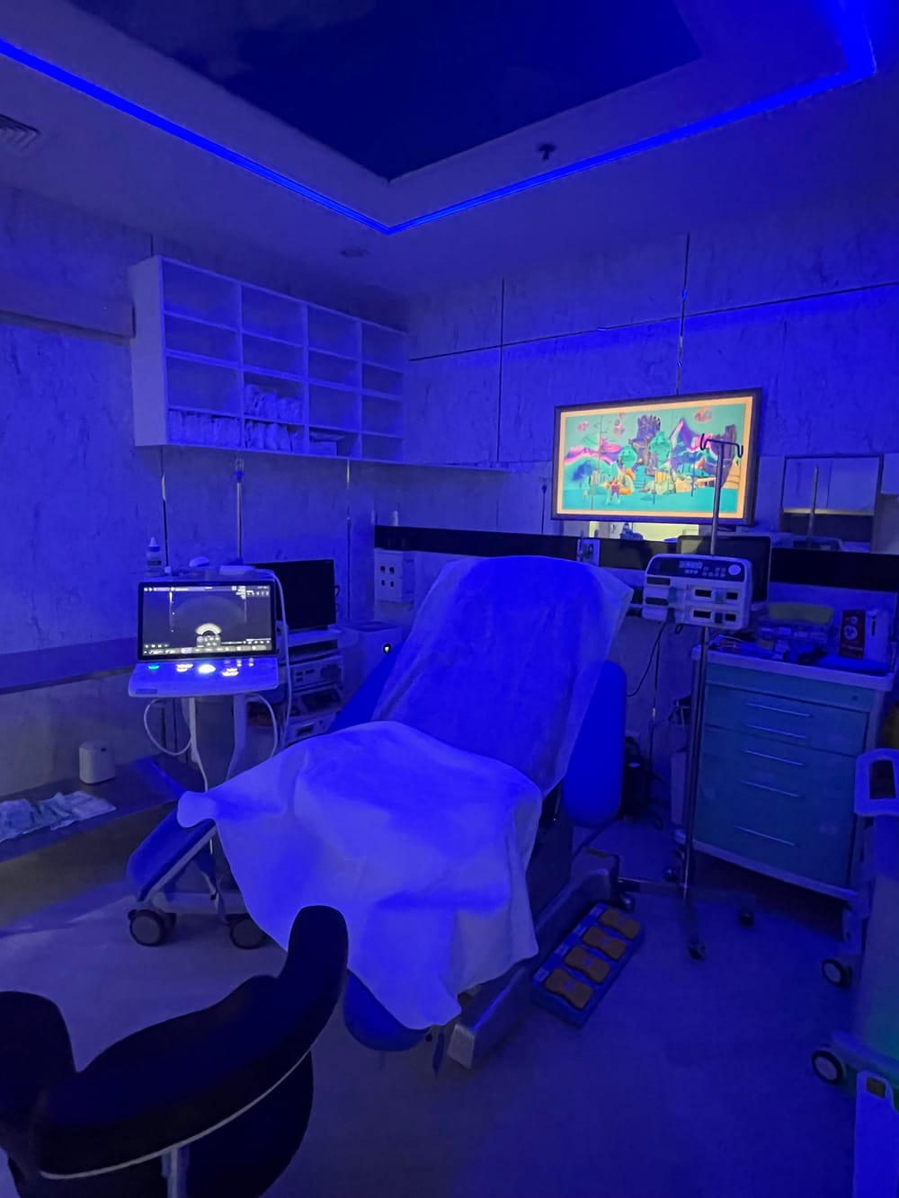 Salle de soins et d'interventions